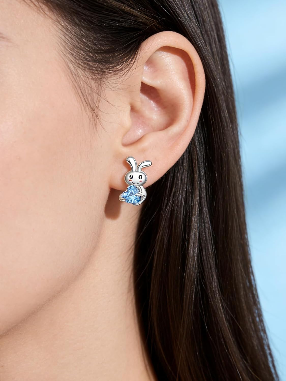 Dreamboat 925 Sterling Silver Earrings for Women Small Stud Earrings Anniversary Birthday Valentines Engagements Jewelry Gifts for Mom Wife