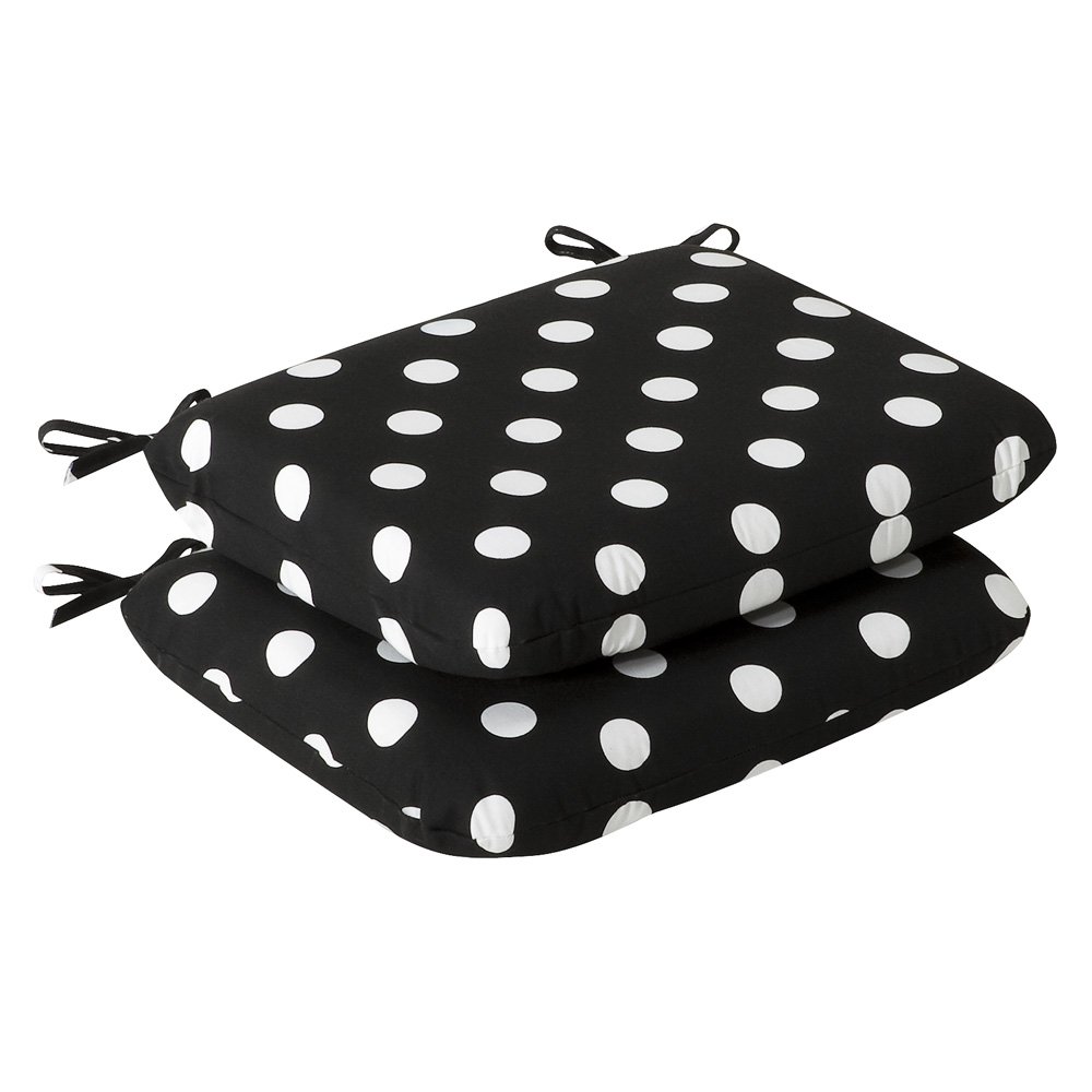 polka dot outdoor seat cushions
