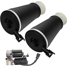 Rear Air Suspension Spring and Air Suspension Compressor Pump fit for Ford for Crown Victoria 92-96 02-11, for Lincoln for Town Car 90-97 03-11, 3U2Z5580AA Air Shock Absorber Spring Strut Kit