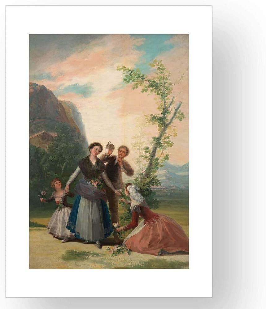 Official Reproduction of the Prado Museum "The Vases or The Spring"