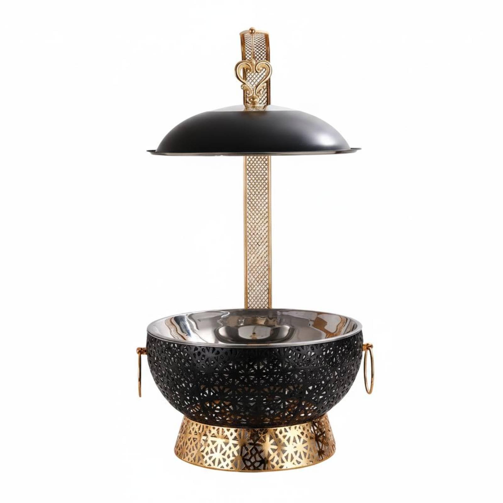 kowaku Calentador de Acero Inoxidable Chafing Dish Buffet Servidor Bandeja Mantiene Servicio Caliente con Tapa Elevada Diseño Sólido en Acero 201 Adecuado