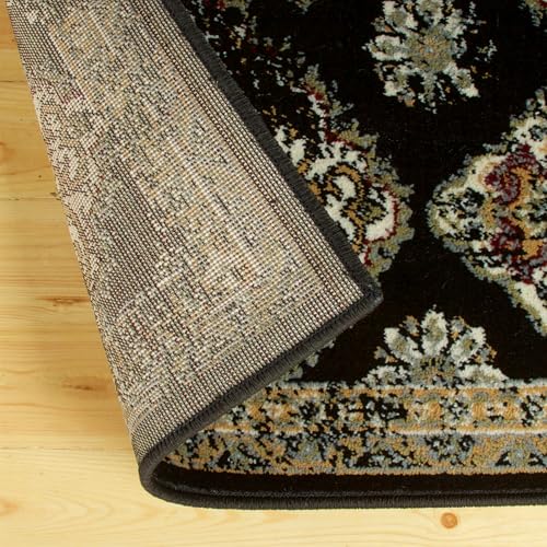 Tapete Superior Mayfair Indoor 2' x 3' Negro miniatura 3