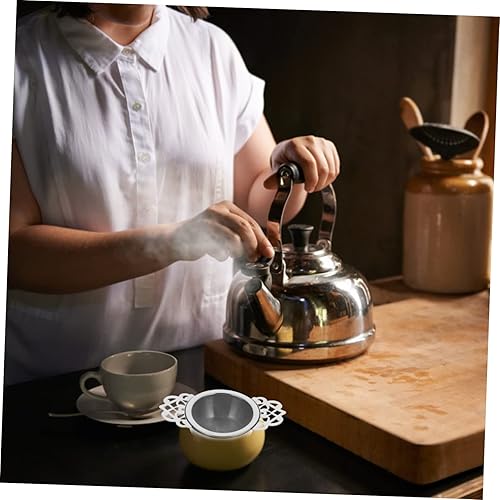 Miniatura 3 de Filtro de té de malla fina para café, tetera de metal, filtros de té de malla metálica suelta, filtro de embudo de té, filtro de té de metal,