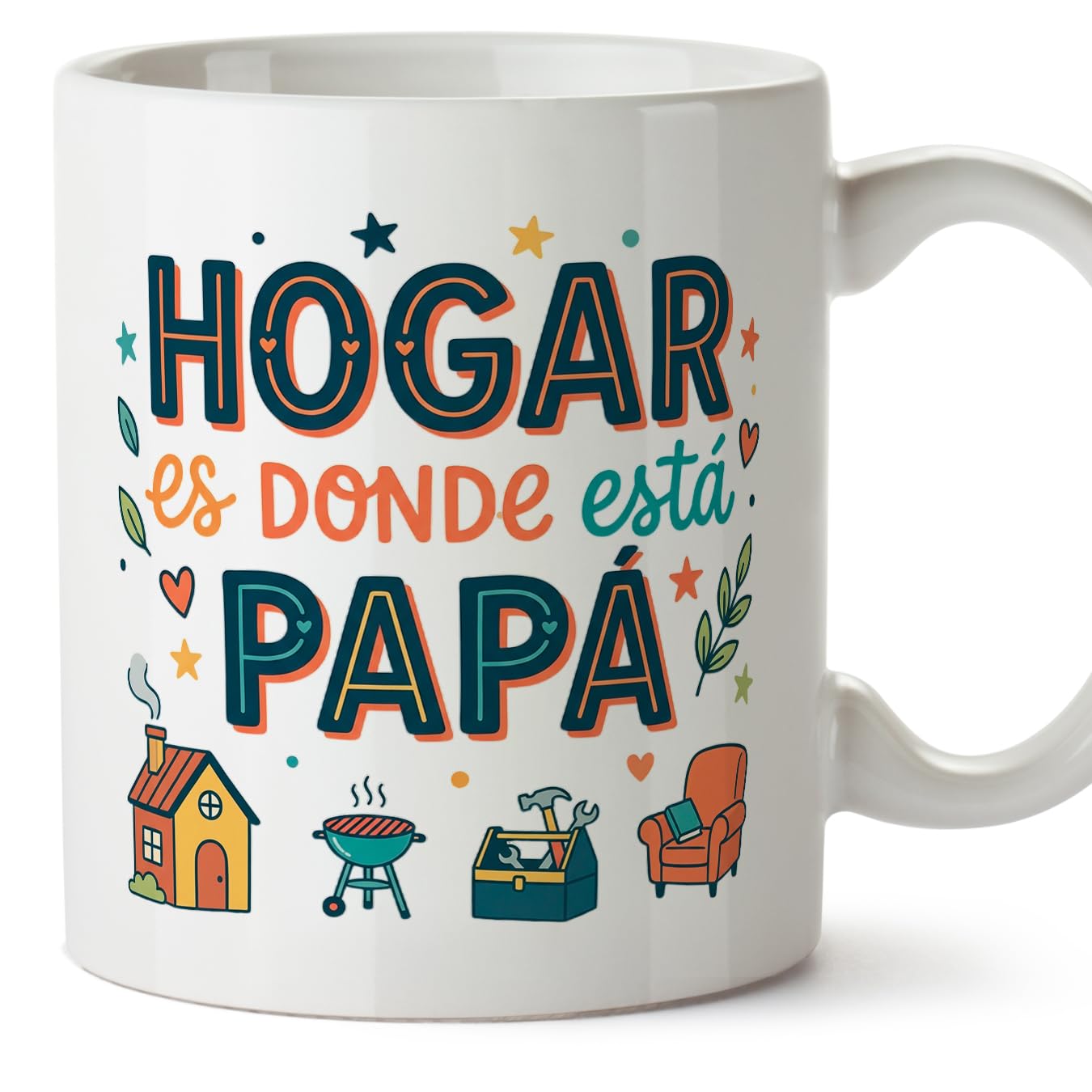 MUGFFINS Taza mamá con frase Para el mundo eres una madre pero para la familia eres el mundo en Español | regalo madre | 330 Ml 11 oz | Idea original para regalar | progenitores v1 — view 34