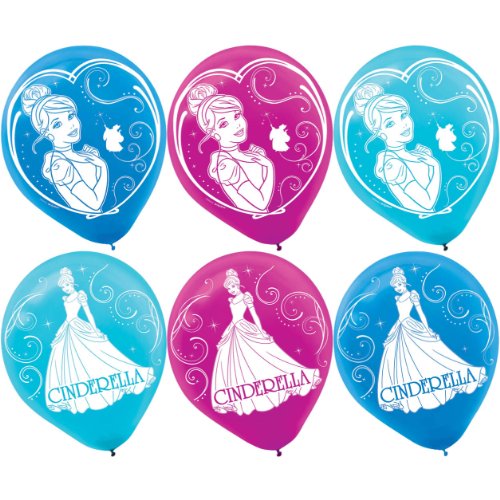 Printed Latex Balloons | Disney Cinderella Collection | Party Accessory