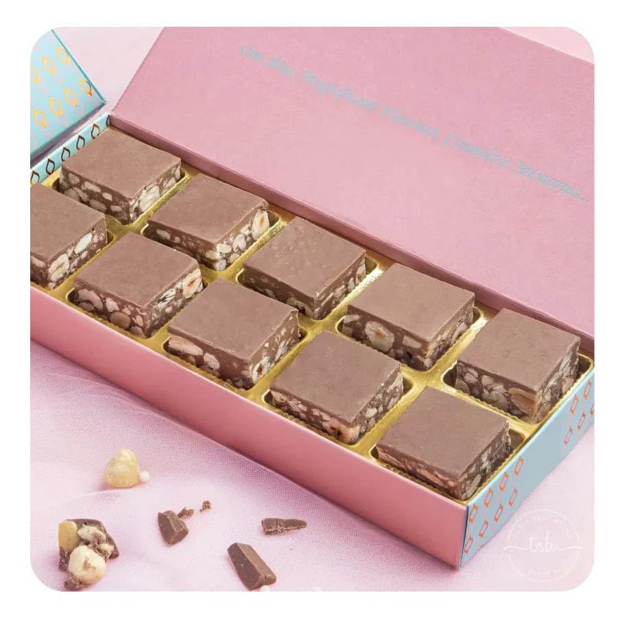 THE SWEET BLEND Hazelnut Crunch 10 Pcs | Premium Gift Box | Assorted Sweets gift box | Made with Chocolate & Pure Turkish Hazelnuts | Gourmet Delight | Perfect Treat for Chocolate Lovers (B0C9V8H9QS) Amazon Price History, Amazon Price Tracker