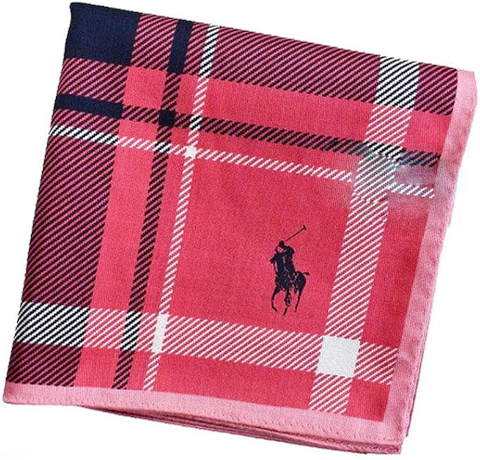 Amazon ラルフローレン Ralph Lauren レディース ハンカチ 1枚 赤 レッド チェック ハンカチ バンダナ 通販