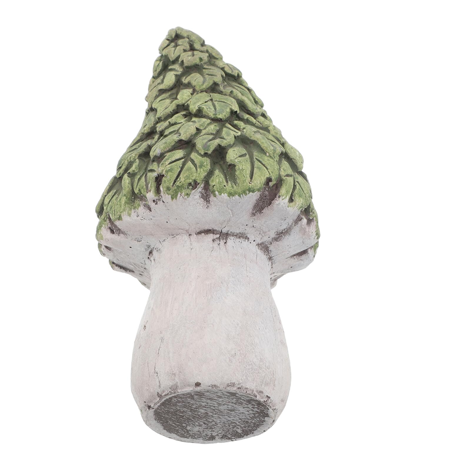 Statue champignon ciment vert pour jardin décoration de patio résistant aux intempéries