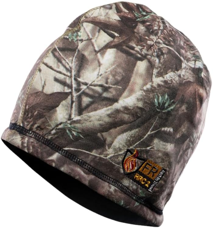 Flame Resistant FR Reversible Beanie/Skull Cap - Heavy Duty - 100% C Knit - 16 oz - Image 3