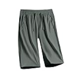 Shorts for Women Stretch Active Ultra Stretch Breathable Beeswan Shorts Casual Quick Drying Drawstring Beach Pants