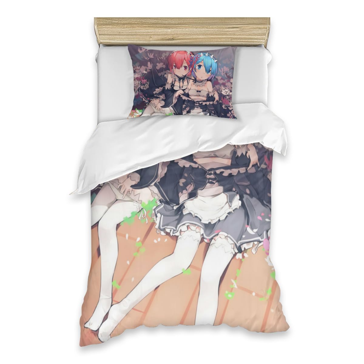 Amazon｜ゼロから始める/異世界の生活 レム ラム 布団カバー 2点セット