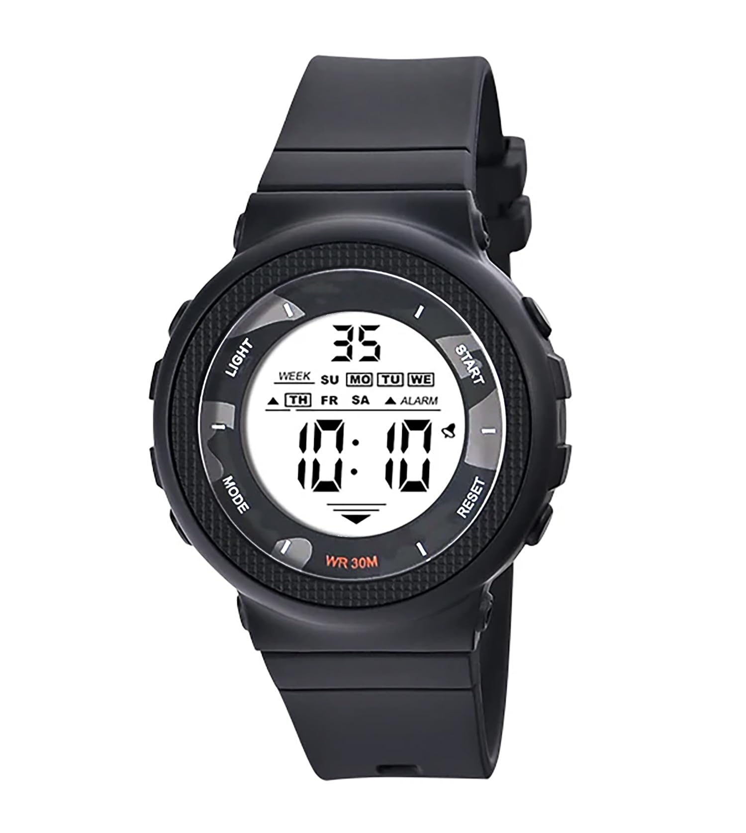 Time Up Digital Dial Cool Sleek Design Alarm with Sound Waterproof Light Kids Watch for Boys & Girls (Age:5-14 Years)-DT302-X (Black) (B0CX89Y2LH) Amazon Price History, Amazon Price Tracker