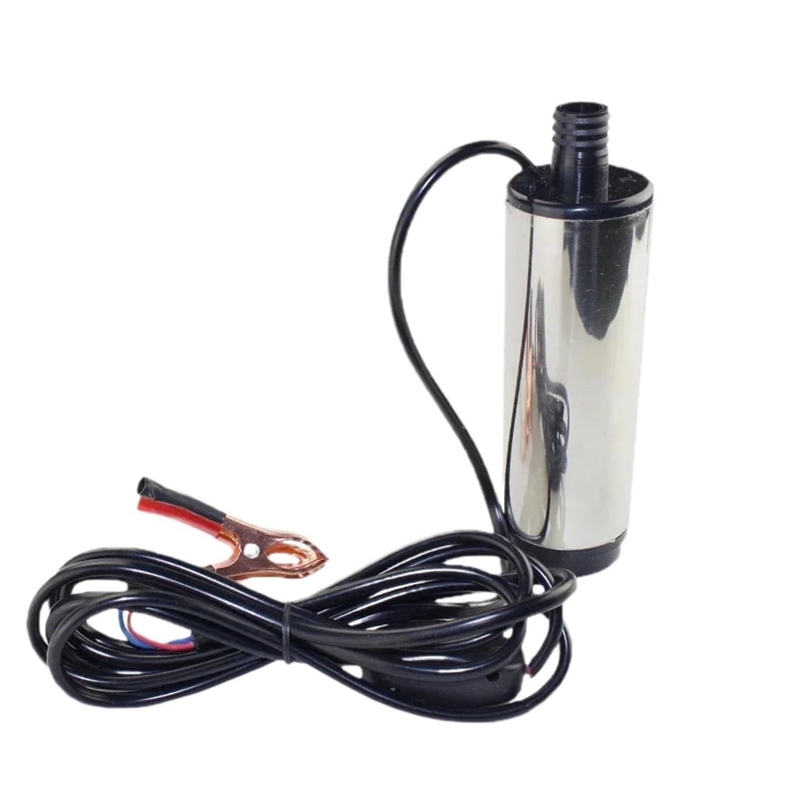 Pompe de cale électrique 12V inox 30L/min pour transfert de carburant diesel et eau