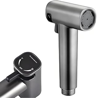 Ducha Bidet Pulverizador de Bidé de Mano Rociador de Bidé Ajustable Sprayer Grifo Bidet Ducha de Lavabo con Modo Dual para Limpiar Inodoros Baño de Mascotas Higiene Personal