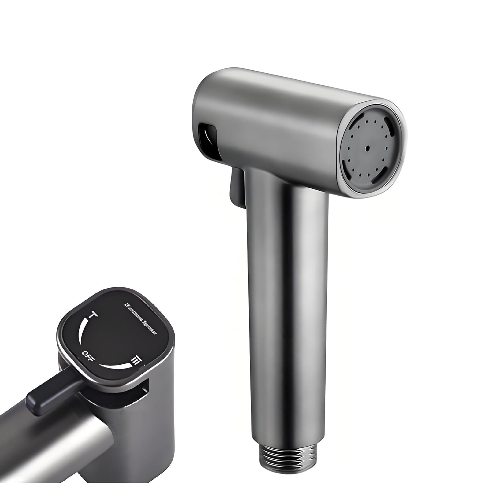 Ducha Bidet Pulverizador de Bidé de Mano Rociador de Bidé Ajustable Sprayer Grifo Bidet Ducha de Lavabo con Modo Dual para Limpiar Inodoros Baño de Mascotas Higiene Personal