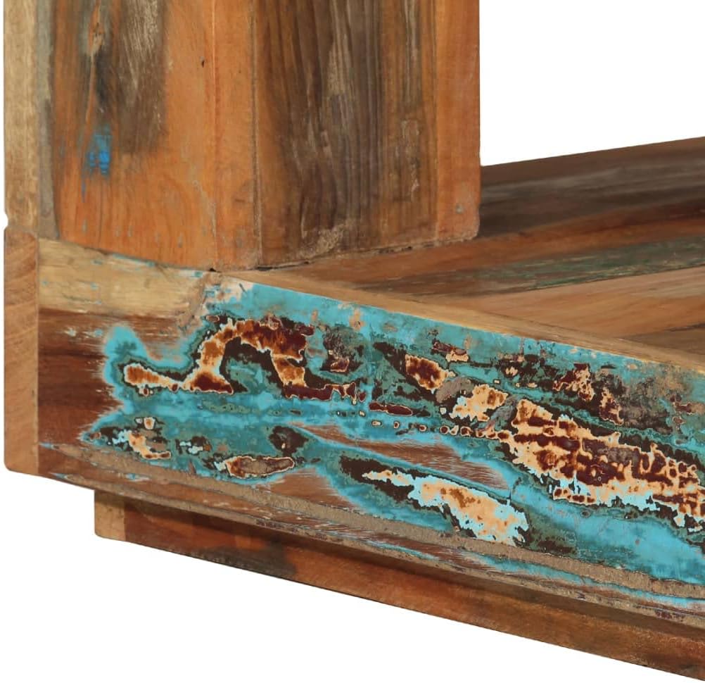 vidaXL Coffee Table, Accent Side Table, Couch Sofa Table for Home Living Room, Center End Table, Farmhouse Style, Solid Wood Reclaimed