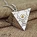 Anime Necklace Muto Big Siz Millenium Puzzle Millennium Wheel Wisdom Pendant Necklace For Fans Jewelry Gift