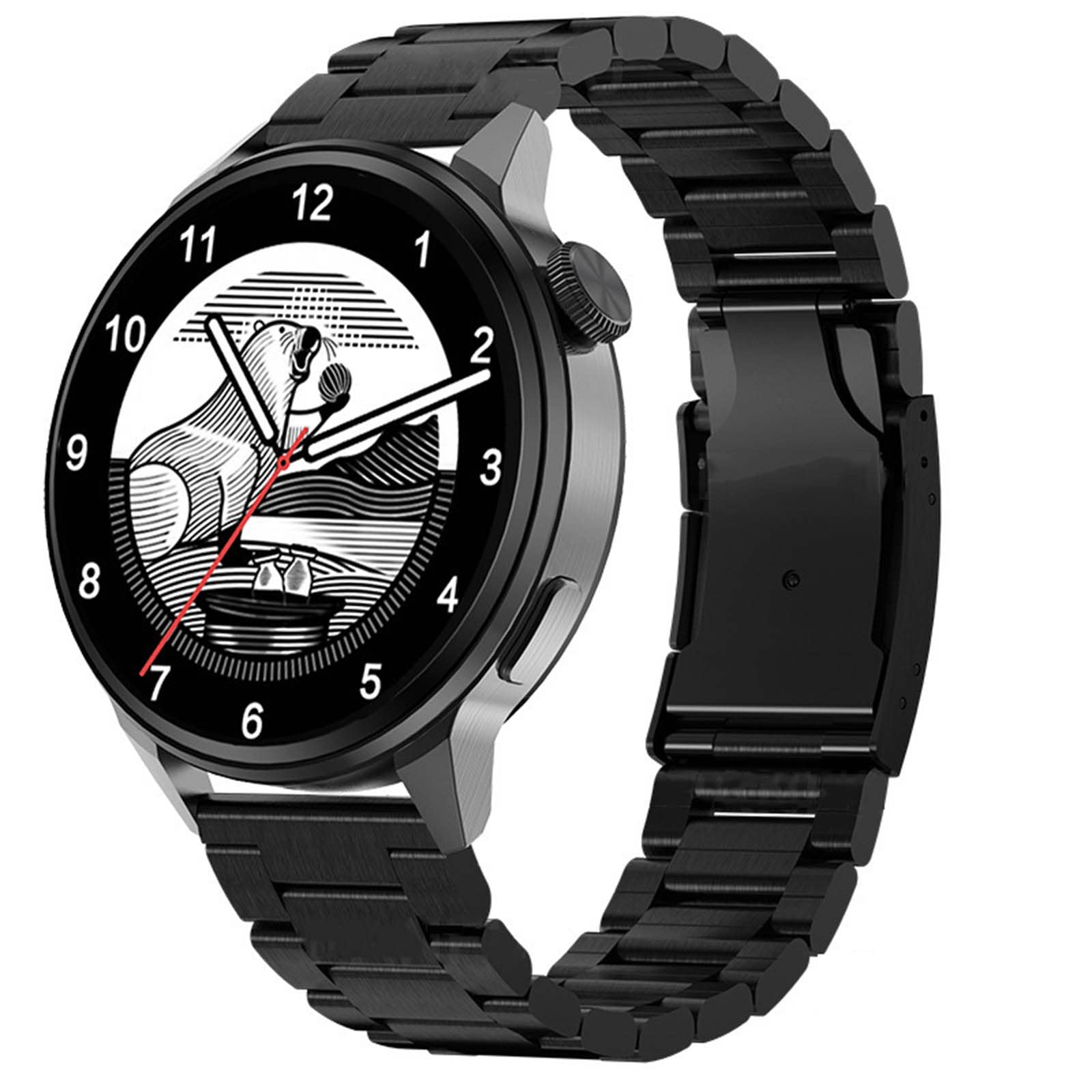 Inteligentny zegarek dla mężczyzn inteligentne zegarki dla kobiet smartwatch z funkcją połączenia Bluetooth rozmowy asystent AI GPS śledzenie sport