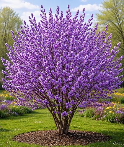 Purple Pussy Willow Tree Cuttings to Plant (4 Fresh Cuttings) Fast Growing Ornamental Willow Shrub or Small Tree Easy to Root Live Willow Cuttings for Landscaping & Spring Catkins