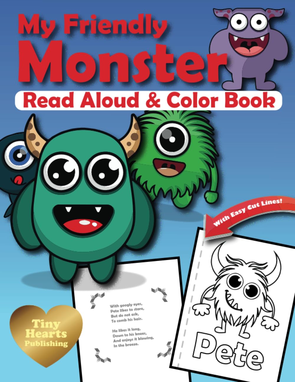My Friendly Monster: Read Aloud & Color Book