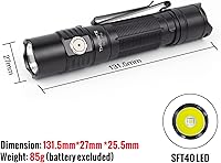 Vista 5 de ThruNite TN12 Pro Weaponlight - Linterna recargable USB-C con interruptor de presión remoto Max 1900 lúmenes, 1,246.7 ft, linternas EDC, blanco frío