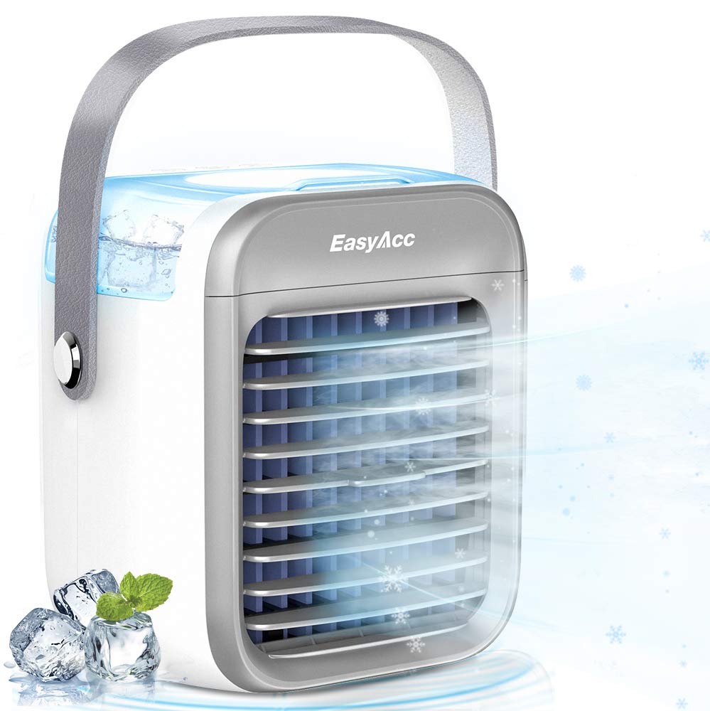Buy Portable Air Conditioners, Evaporative Air Cooler 2600 Rechargeable Personal Air Conditioner