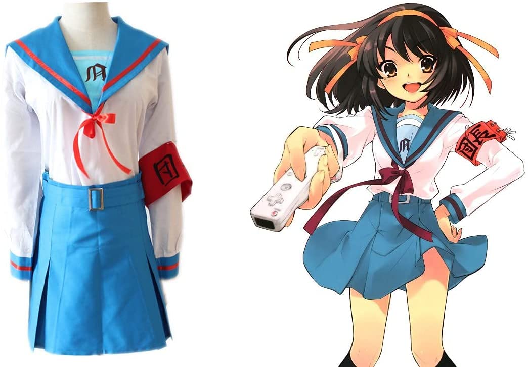 ACOS 涼宮ハルヒの憂鬱　県立北高校制服　（女子制服）COSPATIO製髪飾り 県立北高校女子制服 セーラージャケット [涼宮ハルヒの憂鬱