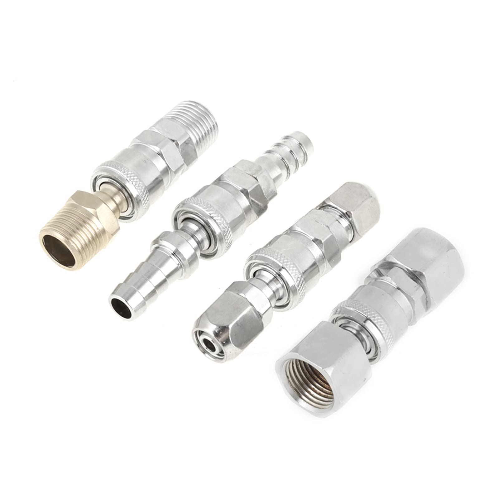 Pneumatic Quick Coupler Air Fitting 8 PCS BSP 1/2 Inch Plug Socket Set for Air Tools Industry Automotive Mechanical Engineering - Image 3