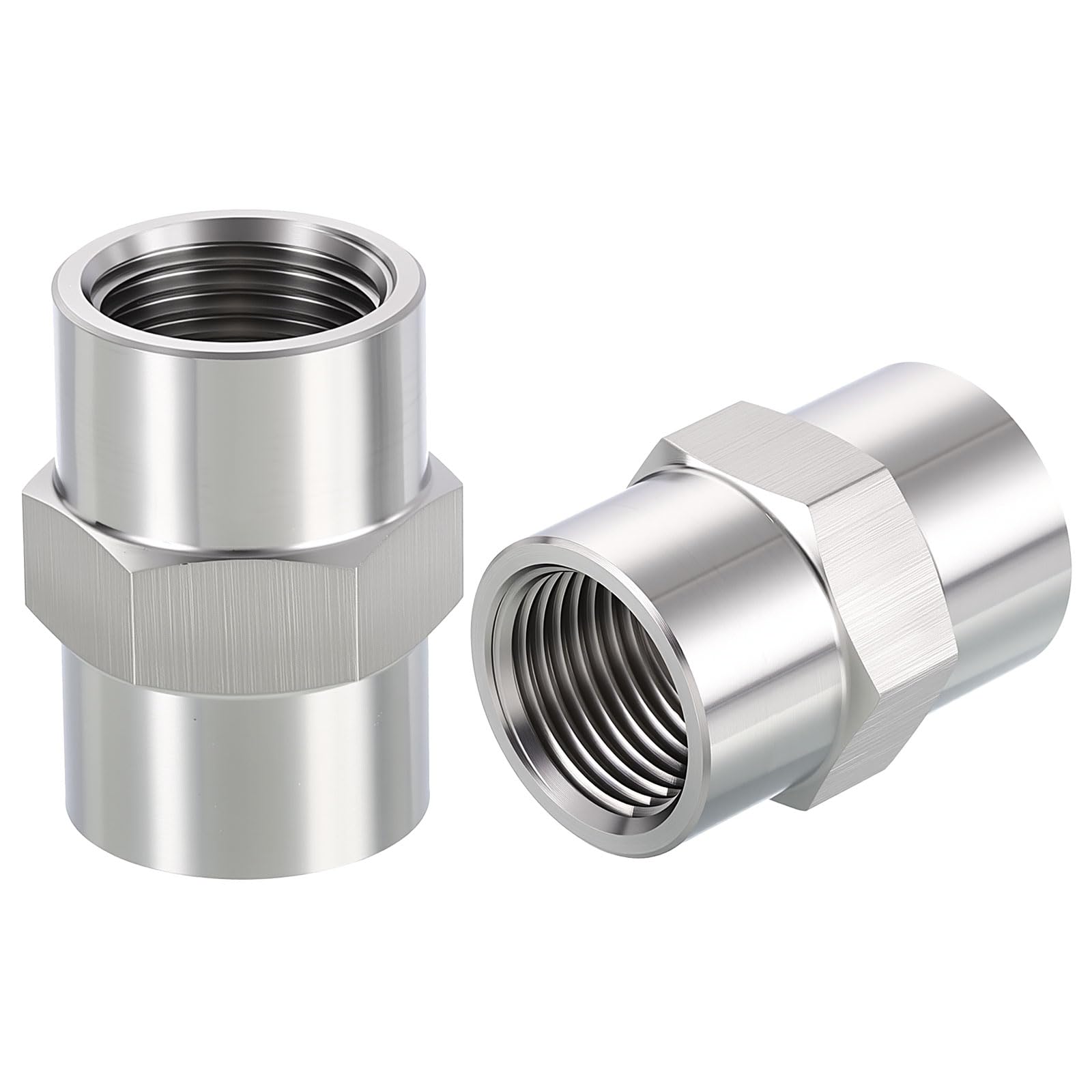 Manchon femelle 1/2 NPT x 3/8 NPT acier inox 304, lot de 2 adaptateurs de plomberie