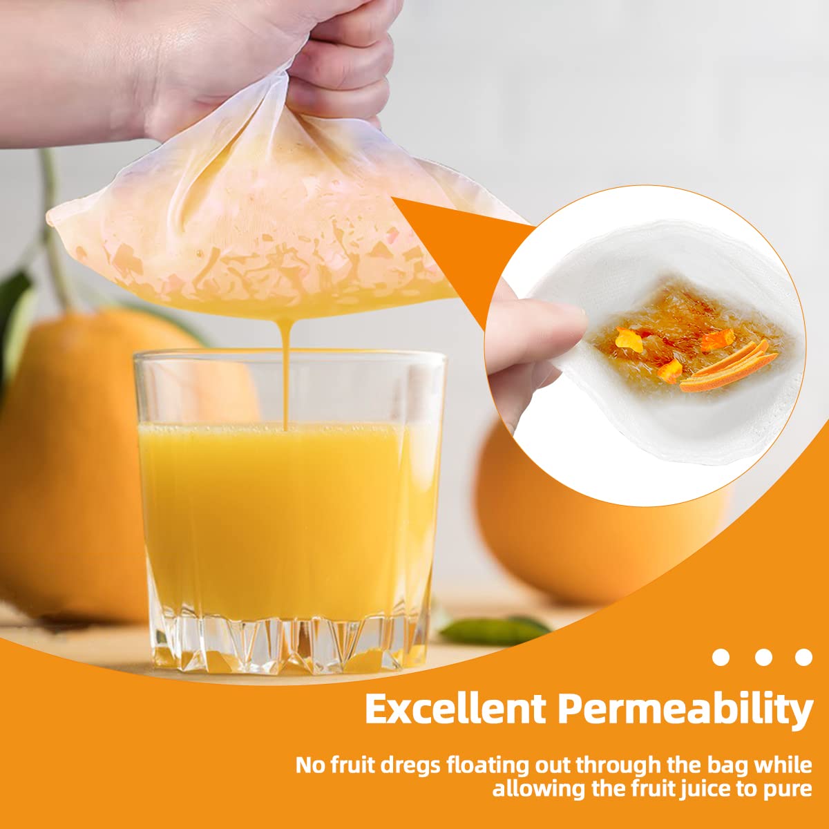 Manual Fruit Juicer Household Filter Bag Empty Filter Bags Fruit