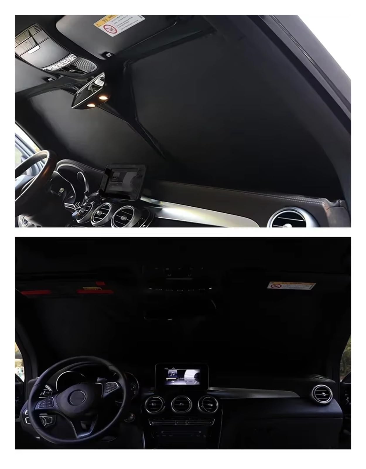 Kfz Outdoor Abdeckplane Für A3 Fließheck 8Y 2020-2024 Autofenster Sonnenschutz Vollständige Abdeckung Privatsphäre Blind Vorhang Frontscheibe Autoscheiben Sonnenschutz(Front Windshield B)