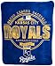 The Northwest Company MLB Kansas City Royals Structure Micro Raschel Throw, 46-Inch by 60-Inch