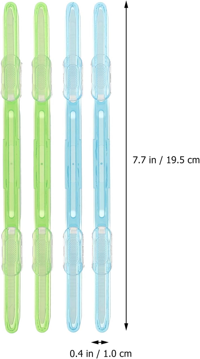 NUOBESTY 20pcs Binding Bars Slide Grip Binding Bars for Office School Report Cover Colorful : Office Products