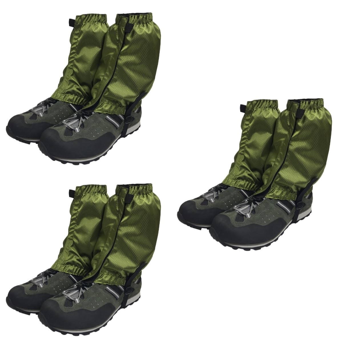 BESPORTBLE 3 Paires Guêtres De Randonnée Couverture De Botte De Neige Guêtre De Marche Bottes De Neige Couverture De Guêtre De Jambe Guêtres De Démarrage Ugs Imperméable Couvre-Bottes