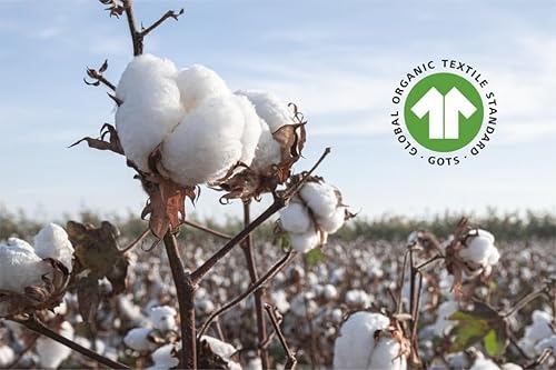 Miniatura 10 de Comfort Beddings Protector de colchón 100% algodón orgánico, tamaño matrimonial, 250GSM, impermeable, protector de cama ajustable sin ruido con