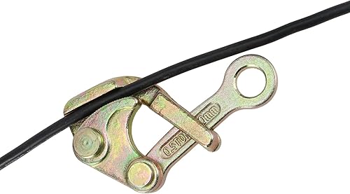 Miniatura 9 de JOIKIT 2 Uds. 1 T 2204 Lbs Agarre de cable de agarre de alambre Extractor de alambre Pinza de alambre de acero Herramienta de tracción Tensor de