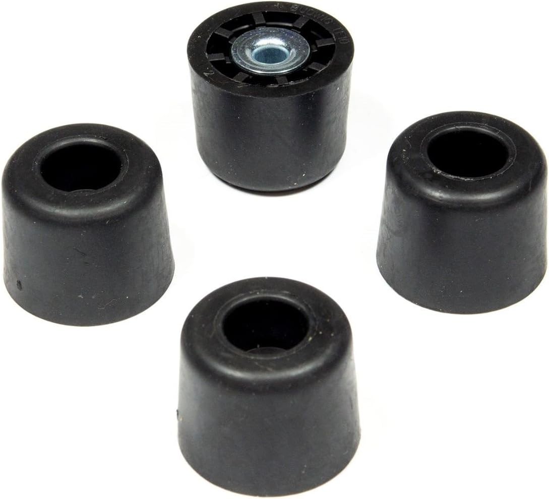 4 Large Extra Tall 1 Rubber Feet .875 H X .1.125 D Made in USA