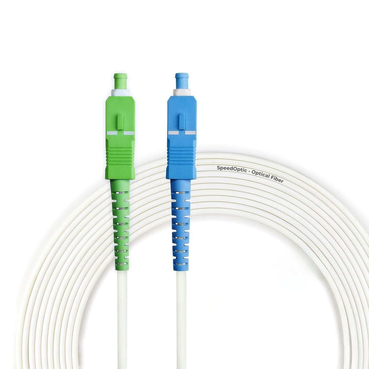 Cavo Fibra Ottica SC/APC a SC/UPC | Simplex Monomodale FTTH | Convertitore Compatibile con iliad iliadbox (0,5 Metro)
