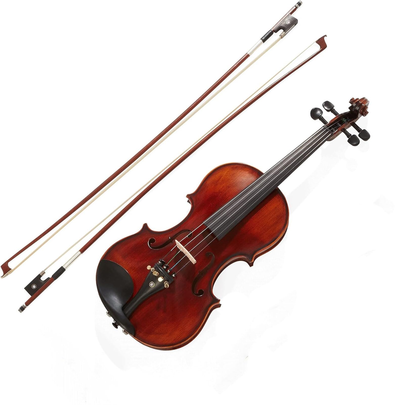 Corda Per Violino 4/4 In Ebano – Modello Collina Con Finitura Ebano – 10,8 Cm