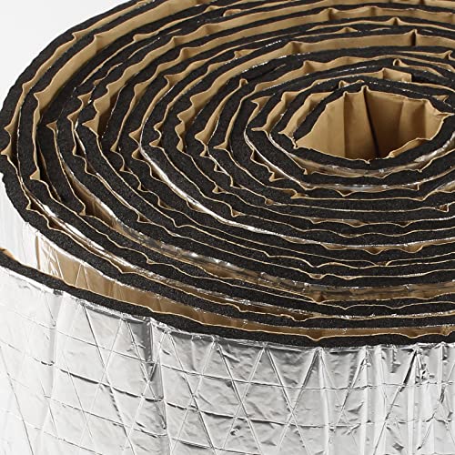Halero Pipe Wrap Insulation 1/5 Inch Thick Pipe Insulation High Density Waterproof Foam Tape With Self Adhesive Application For Hot Or Cold Pipe 26Ft Length× 6 Inch Width #TOP4