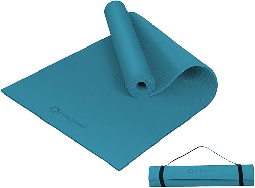 Primasole - Tapete de yoga con correa de transporte para yoga, pilates, fitness y entrenamiento en el suelo en casa y gimnasio