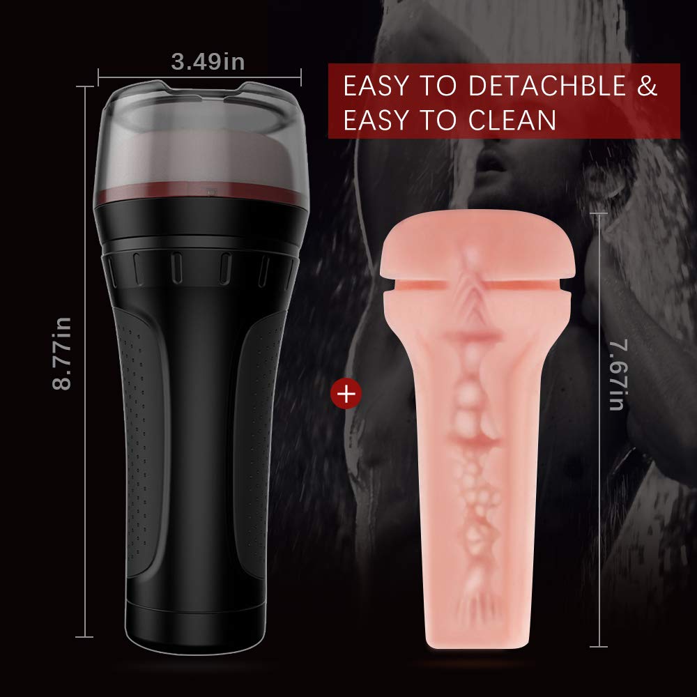 Amazon.com: Male Masturbator Cup with Vibrator Detachable Pocket Pussy Sex Toys for Male, Realistic Textured Vagina Stroker Rechargeable with 10 Vibration Modes Innovative Squeezable for Man Masturbation : Health & Household Amazon.com: Male Masturbator Cup with Vibrator Detachable Pocket Pussy Sex Toys for Male, Realistic Textured Vagina Stroker Rechargeable with 10 Vibration Modes Innovative Squeezable for Man Masturbation : Health & Household