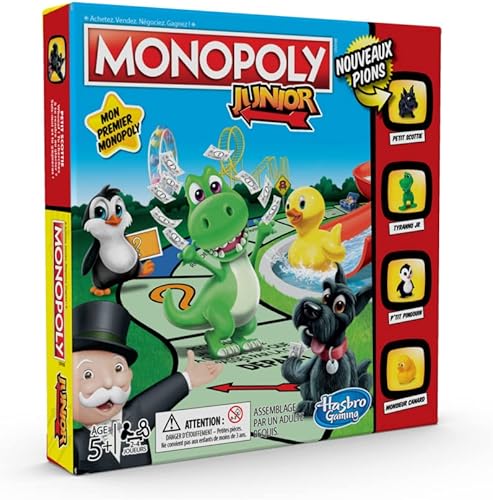 Miniatura 2 de Monopoly Junior - Juego de mesa para niños - Juego de mesa - Versión en francés