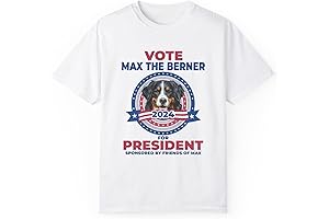 Personalized Pet Election 2024 Tee: Chili Brick Black