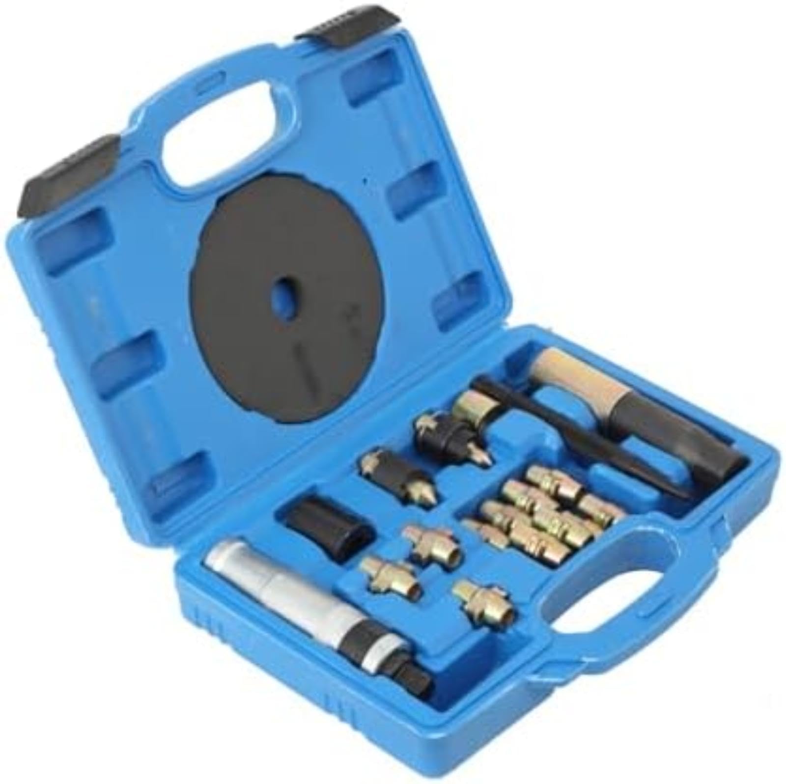 Kit di strumenti di rimozione dadi di bloccaggio universali Master Kit di bloccaggio ruote con lame di ricambio da 10 pezzi, per rimuovere dadi danneggiati set adattatori lama per