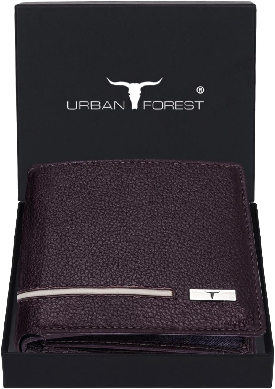 URBAN FOREST Stag Brown/Sand Leather Wallet for Men