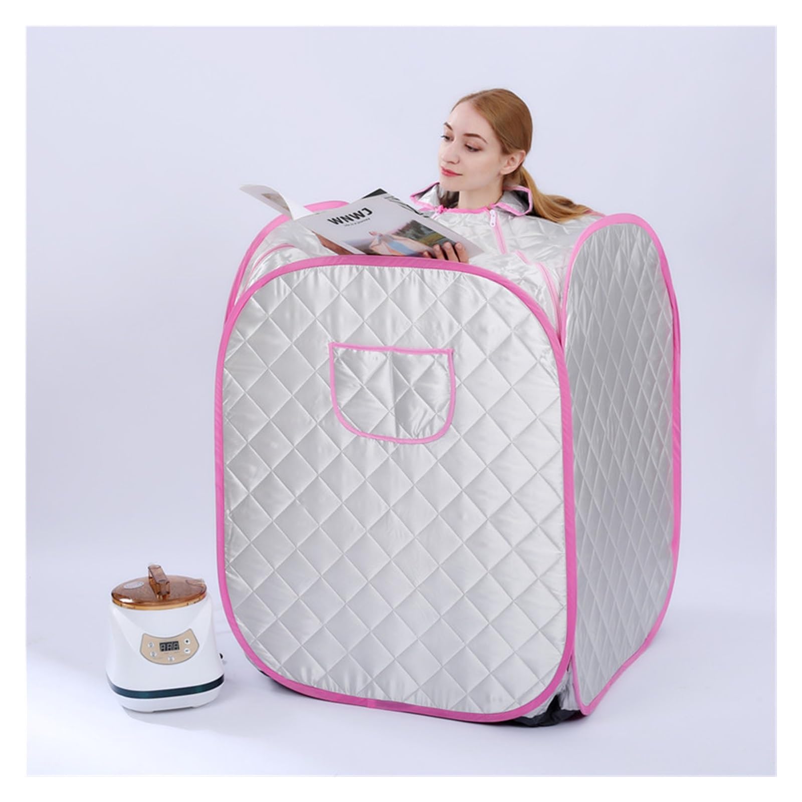 Przenośna sauna 3.0L 1500W nerator pary, składany intelintny osobisty namiot parowy SPA Sauna(AJ-PS03R)