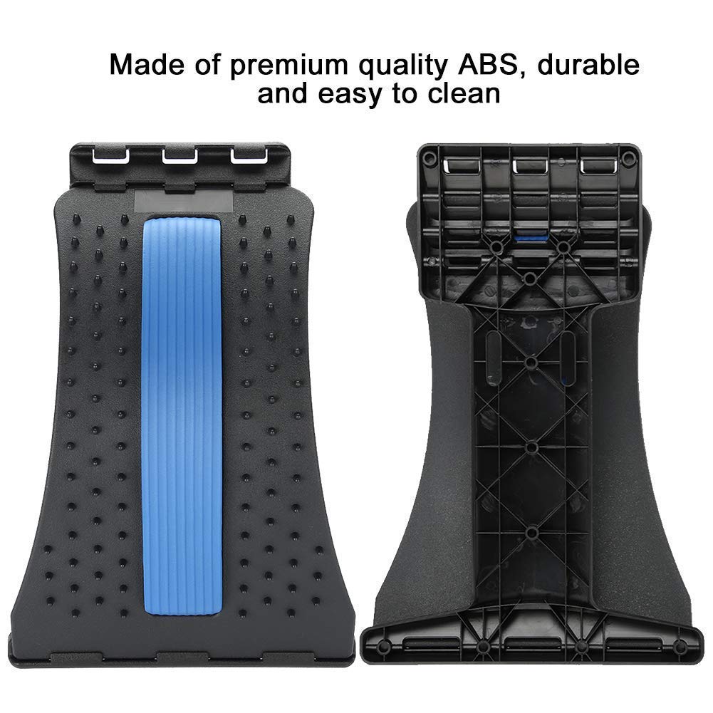 Krupanidhi back stretcher spinal curve relaxation device dezire alpha spine pain relief equipment support lumbar lumber for chair products lower devices massage 1