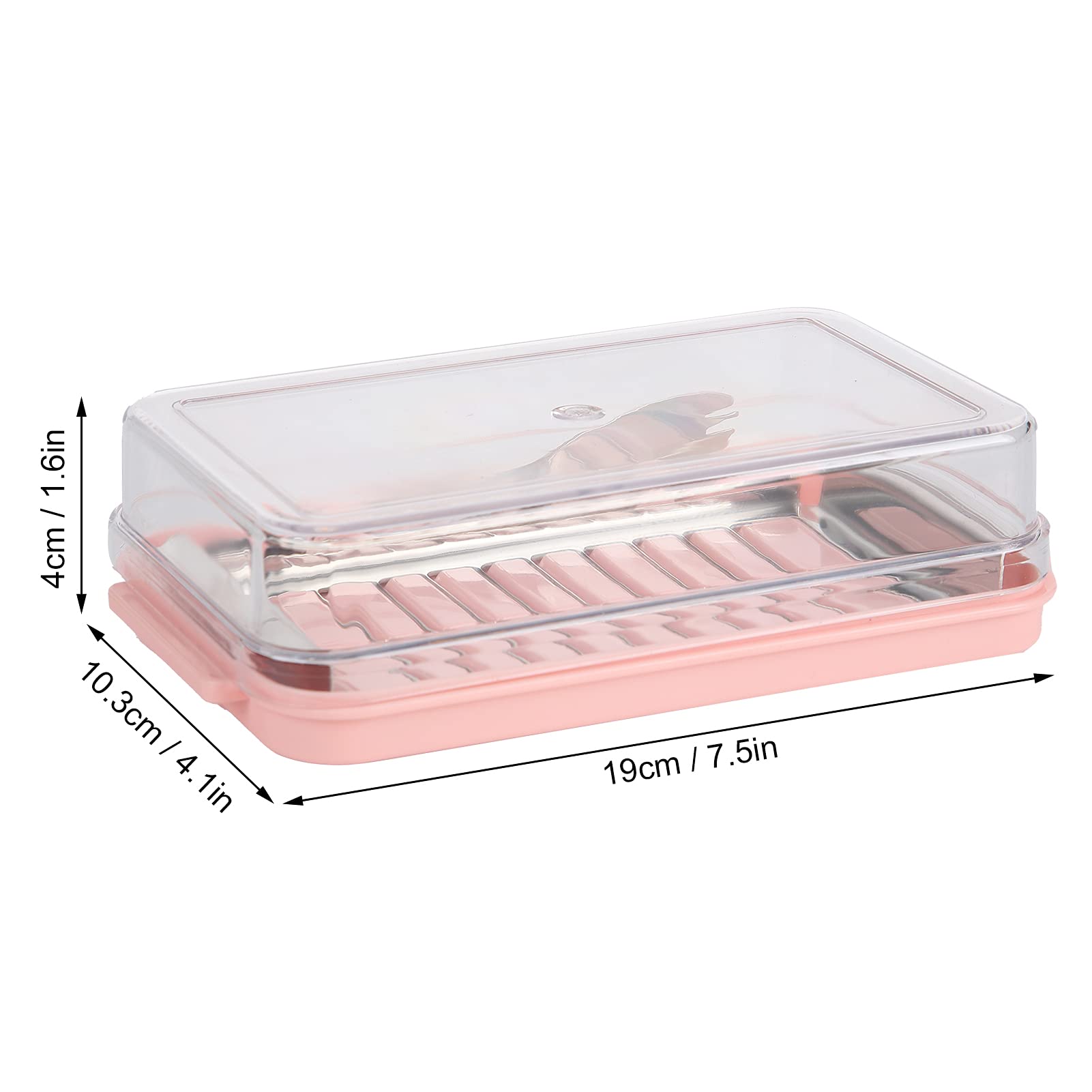 Butter Storage Box with Cutter, Butter Cutter, Small Butter Container with Lid, Butter Dishes with Lids, Plastic Butter Holder with Cutter for Home Keep Butter Fresher