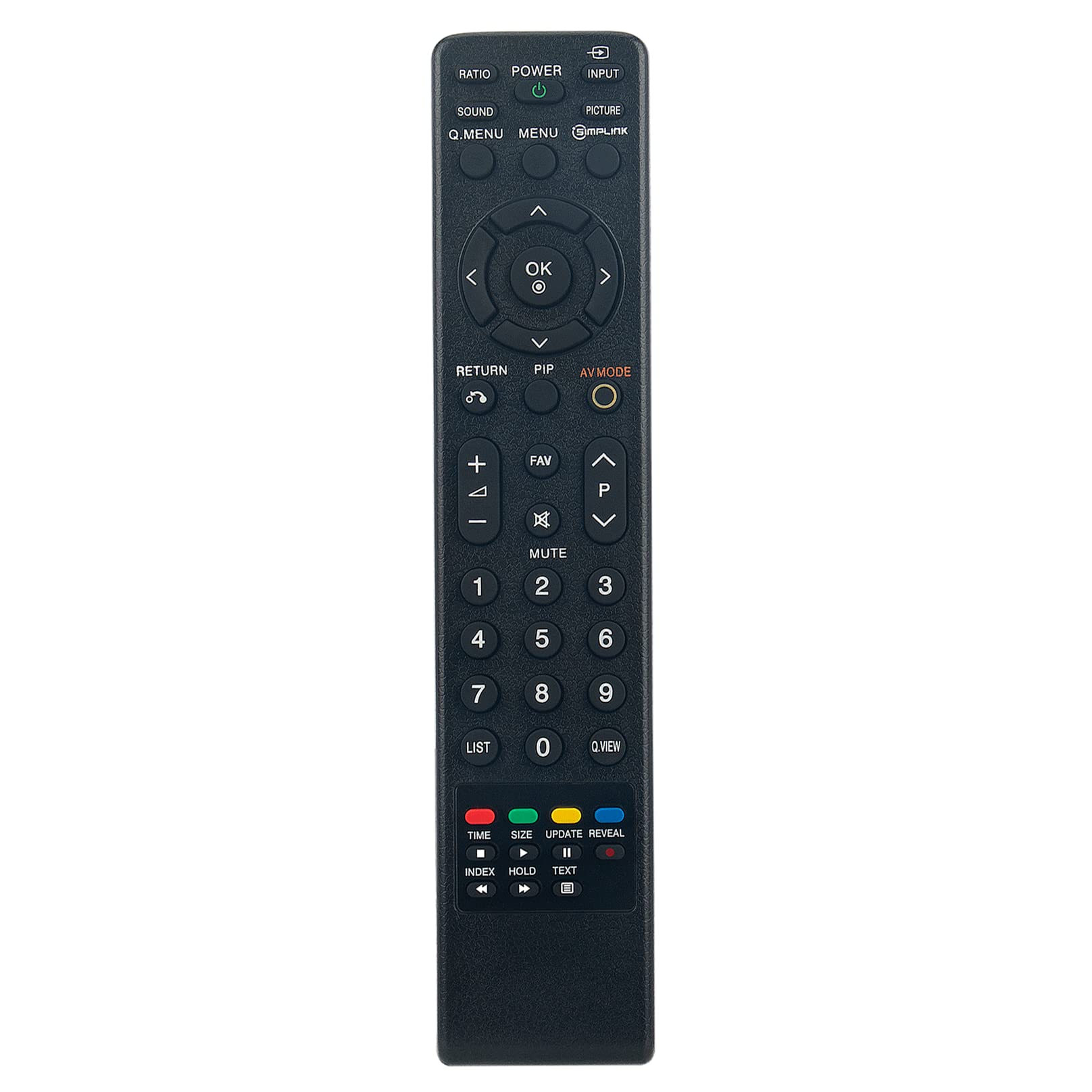 Mando A Distancia Repuesto Para LG TV - Compatible Con Modelos 42SL90, 47SL90, 42SL80, MKJ42519604, Sin Programación